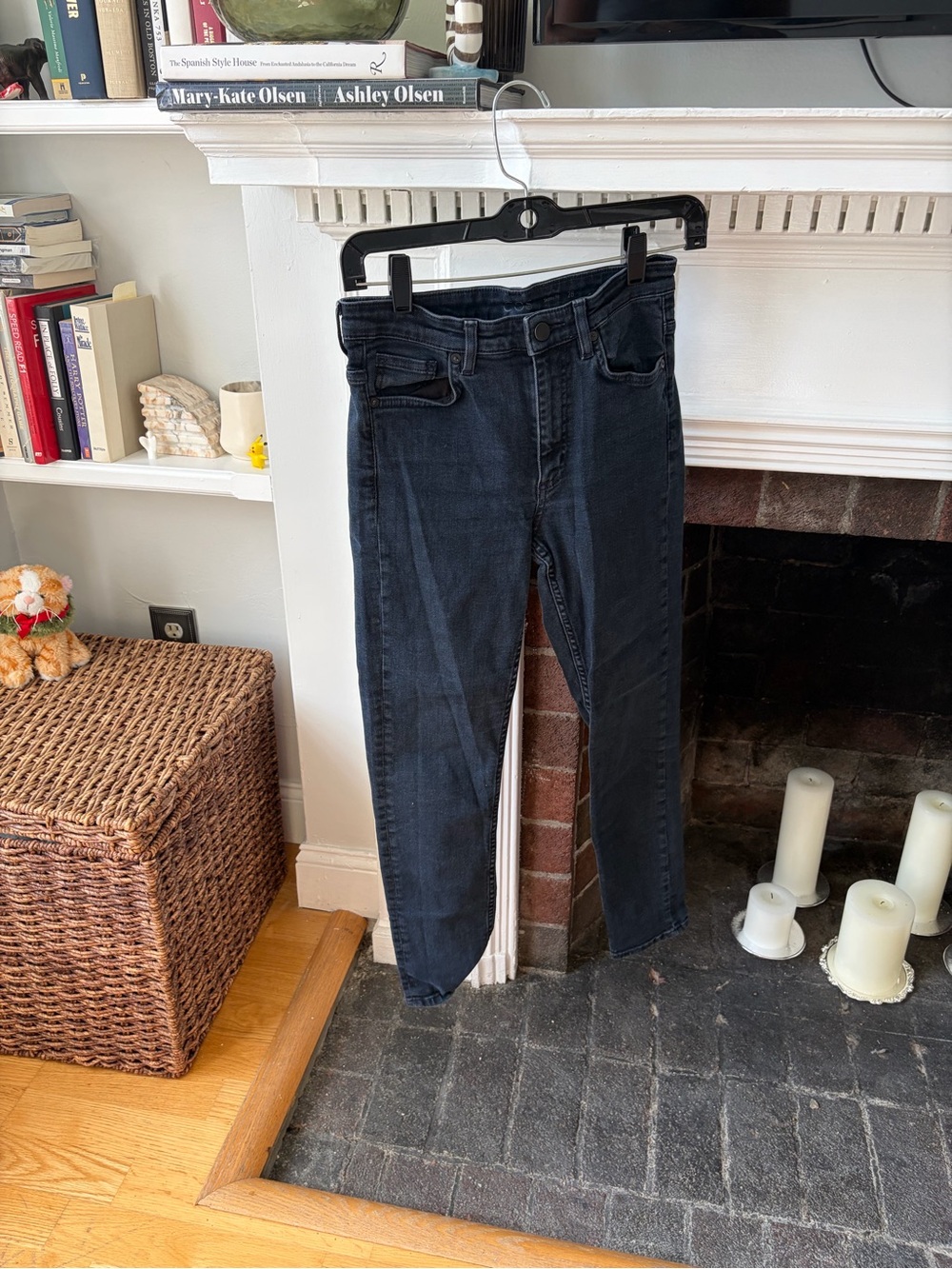 COS Black Skinny High-Rise Jeans